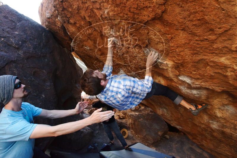 Bouldering in Hueco Tanks on 03/01/2019 with Blue Lizard Climbing and Yoga

Filename: SRM_20190301_1651490.jpg
Aperture: f/5.6
Shutter Speed: 1/200
Body: Canon EOS-1D Mark II
Lens: Canon EF 16-35mm f/2.8 L