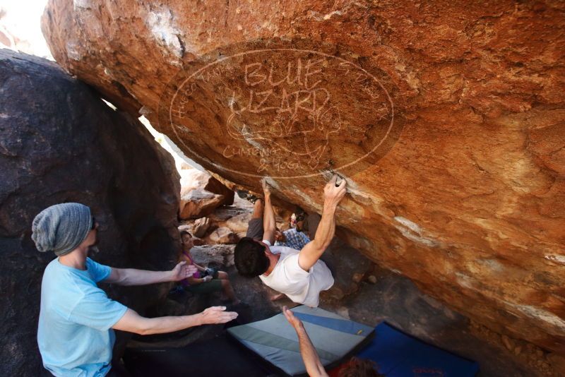 Bouldering in Hueco Tanks on 03/01/2019 with Blue Lizard Climbing and Yoga

Filename: SRM_20190301_1655220.jpg
Aperture: f/5.6
Shutter Speed: 1/250
Body: Canon EOS-1D Mark II
Lens: Canon EF 16-35mm f/2.8 L