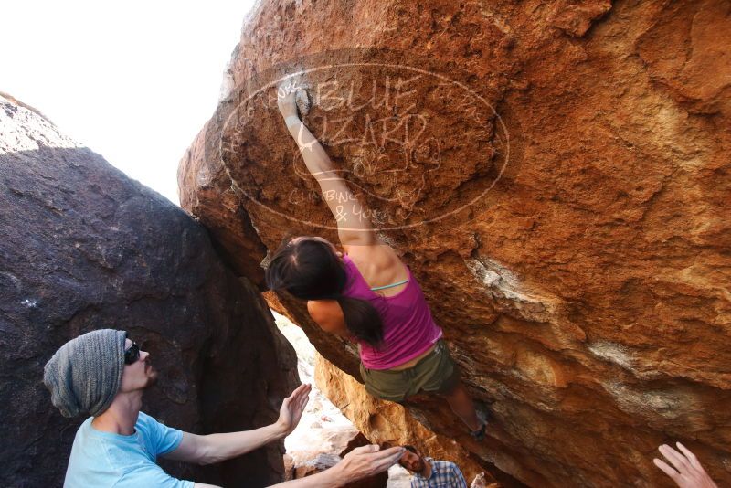 Bouldering in Hueco Tanks on 03/01/2019 with Blue Lizard Climbing and Yoga

Filename: SRM_20190301_1710280.jpg
Aperture: f/5.0
Shutter Speed: 1/320
Body: Canon EOS-1D Mark II
Lens: Canon EF 16-35mm f/2.8 L