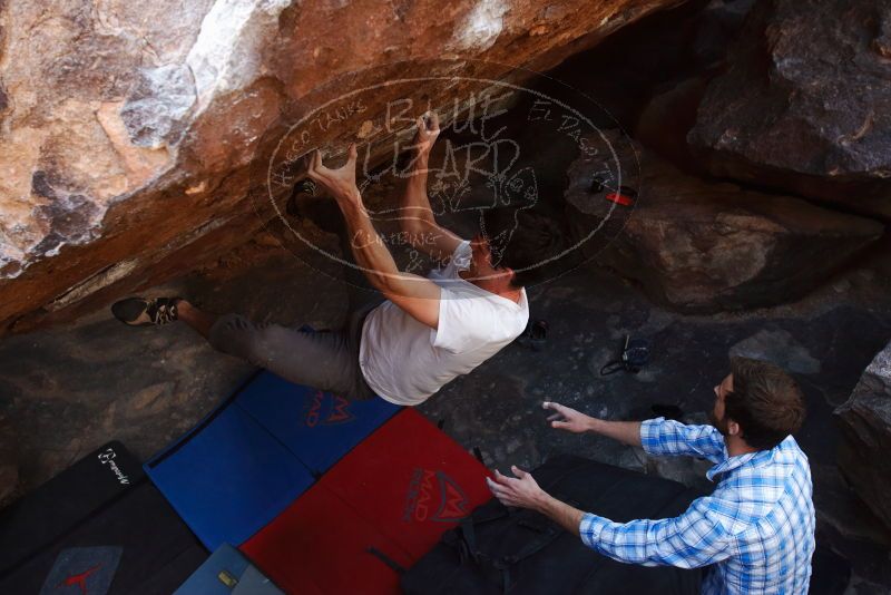 Bouldering in Hueco Tanks on 03/01/2019 with Blue Lizard Climbing and Yoga

Filename: SRM_20190301_1730310.jpg
Aperture: f/5.0
Shutter Speed: 1/320
Body: Canon EOS-1D Mark II
Lens: Canon EF 16-35mm f/2.8 L