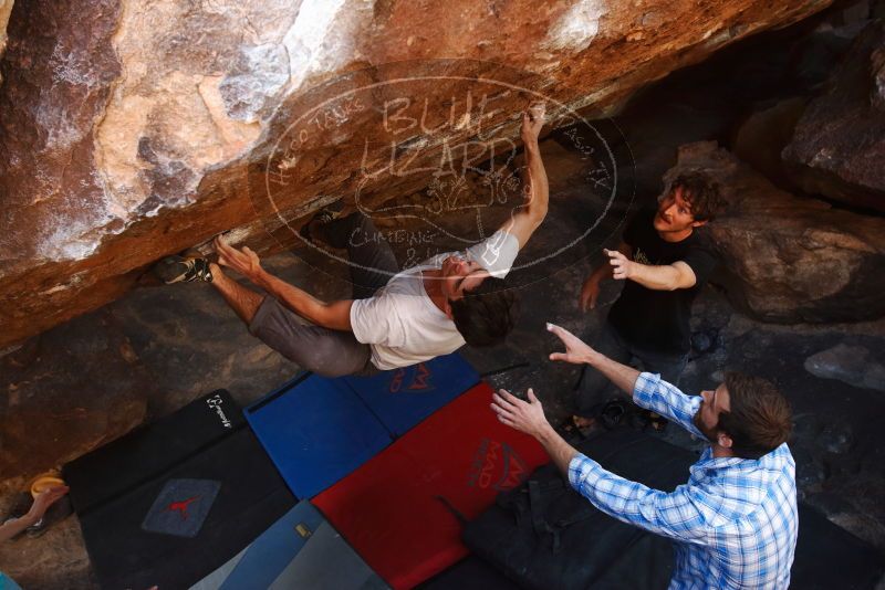 Bouldering in Hueco Tanks on 03/01/2019 with Blue Lizard Climbing and Yoga

Filename: SRM_20190301_1738450.jpg
Aperture: f/5.0
Shutter Speed: 1/250
Body: Canon EOS-1D Mark II
Lens: Canon EF 16-35mm f/2.8 L