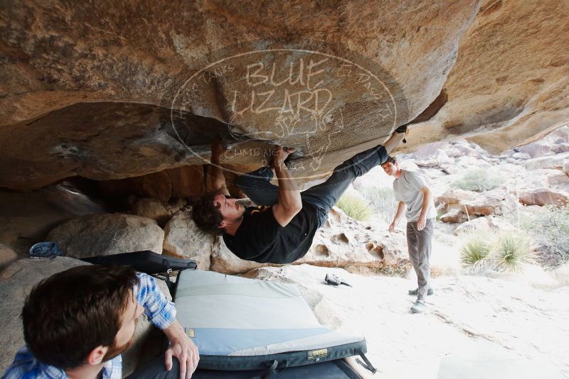 Bouldering in Hueco Tanks on 03/02/2019 with Blue Lizard Climbing and Yoga

Filename: SRM_20190302_1040550.jpg
Aperture: f/5.6
Shutter Speed: 1/250
Body: Canon EOS-1D Mark II
Lens: Canon EF 16-35mm f/2.8 L