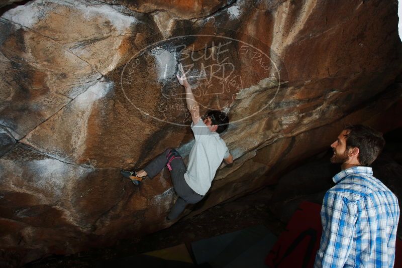 Bouldering in Hueco Tanks on 03/02/2019 with Blue Lizard Climbing and Yoga

Filename: SRM_20190302_1212470.jpg
Aperture: f/8.0
Shutter Speed: 1/250
Body: Canon EOS-1D Mark II
Lens: Canon EF 16-35mm f/2.8 L