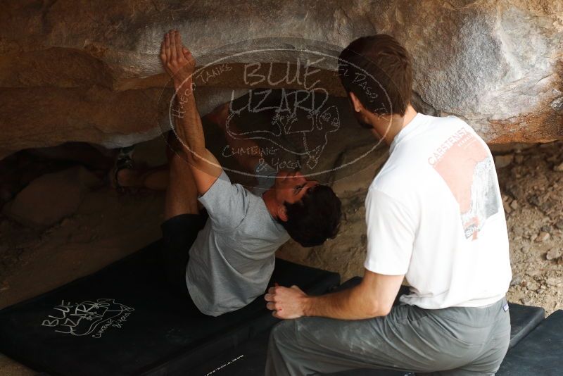 Bouldering in Hueco Tanks on 03/02/2019 with Blue Lizard Climbing and Yoga

Filename: SRM_20190302_1249210.jpg
Aperture: f/3.5
Shutter Speed: 1/250
Body: Canon EOS-1D Mark II
Lens: Canon EF 50mm f/1.8 II