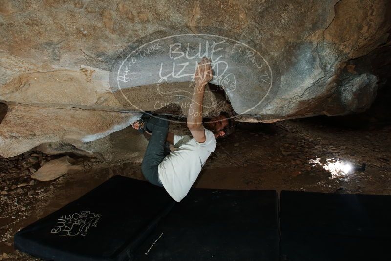 Bouldering in Hueco Tanks on 03/02/2019 with Blue Lizard Climbing and Yoga

Filename: SRM_20190302_1308140.jpg
Aperture: f/8.0
Shutter Speed: 1/250
Body: Canon EOS-1D Mark II
Lens: Canon EF 16-35mm f/2.8 L