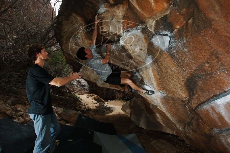 Bouldering in Hueco Tanks on 03/02/2019 with Blue Lizard Climbing and Yoga

Filename: SRM_20190302_1331190.jpg
Aperture: f/5.6
Shutter Speed: 1/250
Body: Canon EOS-1D Mark II
Lens: Canon EF 16-35mm f/2.8 L