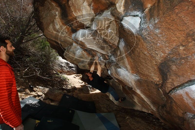 Bouldering in Hueco Tanks on 03/02/2019 with Blue Lizard Climbing and Yoga

Filename: SRM_20190302_1334370.jpg
Aperture: f/5.6
Shutter Speed: 1/250
Body: Canon EOS-1D Mark II
Lens: Canon EF 16-35mm f/2.8 L