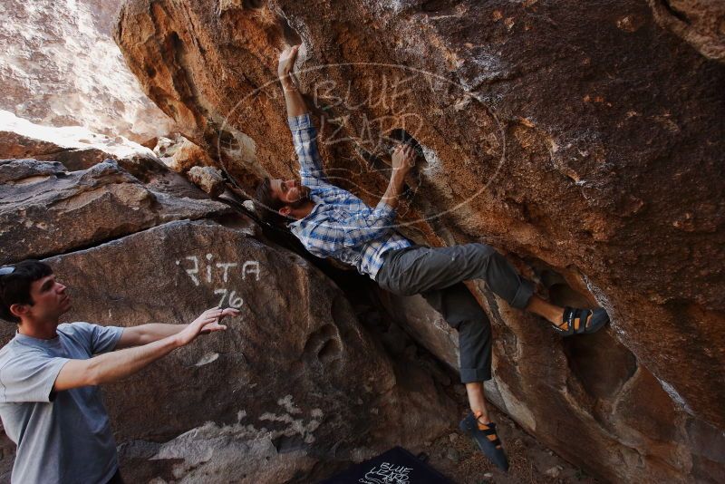 Bouldering in Hueco Tanks on 03/02/2019 with Blue Lizard Climbing and Yoga

Filename: SRM_20190302_1509430.jpg
Aperture: f/5.6
Shutter Speed: 1/250
Body: Canon EOS-1D Mark II
Lens: Canon EF 16-35mm f/2.8 L