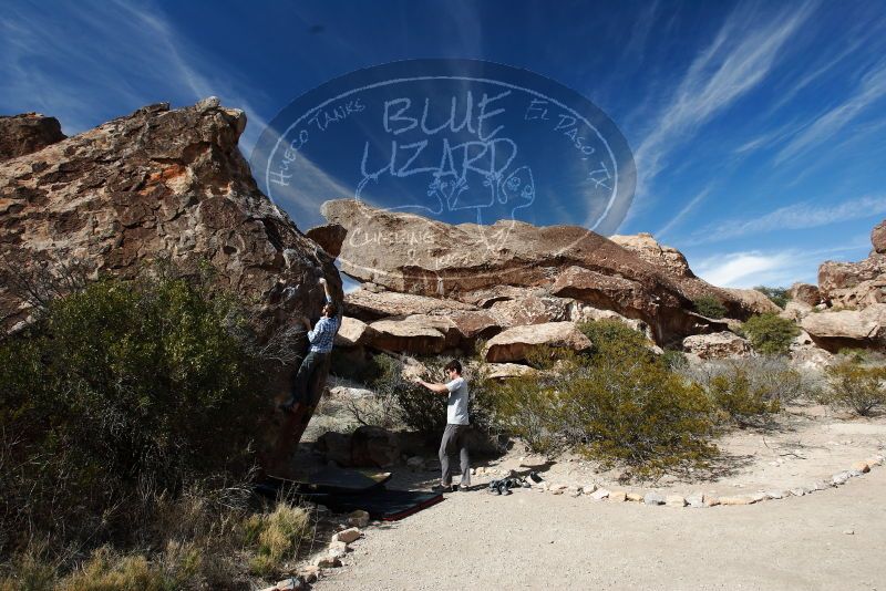 Bouldering in Hueco Tanks on 03/02/2019 with Blue Lizard Climbing and Yoga

Filename: SRM_20190302_1528070.jpg
Aperture: f/5.6
Shutter Speed: 1/250
Body: Canon EOS-1D Mark II
Lens: Canon EF 16-35mm f/2.8 L