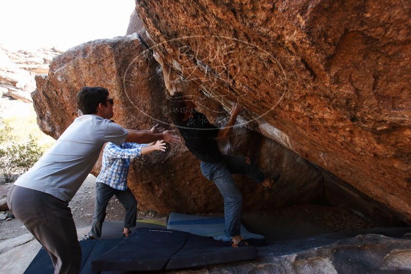 Bouldering in Hueco Tanks on 03/02/2019 with Blue Lizard Climbing and Yoga

Filename: SRM_20190302_1539550.jpg
Aperture: f/5.6
Shutter Speed: 1/250
Body: Canon EOS-1D Mark II
Lens: Canon EF 16-35mm f/2.8 L