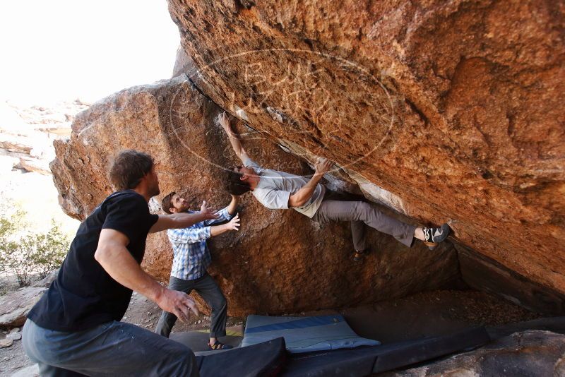 Bouldering in Hueco Tanks on 03/02/2019 with Blue Lizard Climbing and Yoga

Filename: SRM_20190302_1540461.jpg
Aperture: f/5.6
Shutter Speed: 1/250
Body: Canon EOS-1D Mark II
Lens: Canon EF 16-35mm f/2.8 L