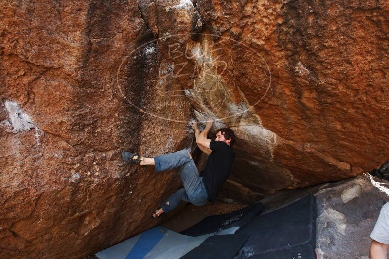 Bouldering in Hueco Tanks on 03/02/2019 with Blue Lizard Climbing and Yoga

Filename: SRM_20190302_1609580.jpg
Aperture: f/5.6
Shutter Speed: 1/250
Body: Canon EOS-1D Mark II
Lens: Canon EF 16-35mm f/2.8 L