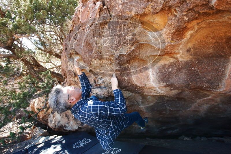 Bouldering in Hueco Tanks on 03/03/2019 with Blue Lizard Climbing and Yoga

Filename: SRM_20190303_1142550.jpg
Aperture: f/5.6
Shutter Speed: 1/250
Body: Canon EOS-1D Mark II
Lens: Canon EF 16-35mm f/2.8 L