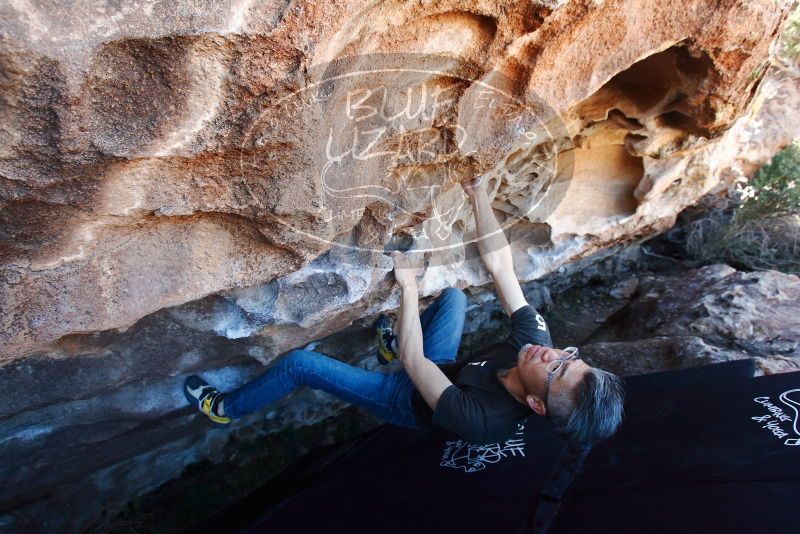 Bouldering in Hueco Tanks on 03/03/2019 with Blue Lizard Climbing and Yoga

Filename: SRM_20190303_1330160.jpg
Aperture: f/5.6
Shutter Speed: 1/160
Body: Canon EOS-1D Mark II
Lens: Canon EF 16-35mm f/2.8 L