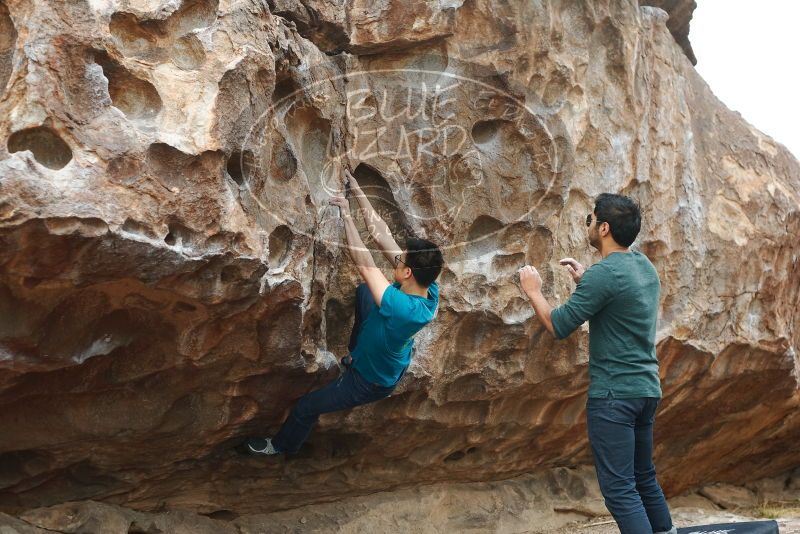 Bouldering in Hueco Tanks on 03/08/2019 with Blue Lizard Climbing and Yoga

Filename: SRM_20190308_1257300.jpg
Aperture: f/3.5
Shutter Speed: 1/400
Body: Canon EOS-1D Mark II
Lens: Canon EF 50mm f/1.8 II