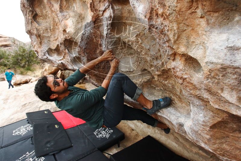 Bouldering in Hueco Tanks on 03/08/2019 with Blue Lizard Climbing and Yoga

Filename: SRM_20190308_1258360.jpg
Aperture: f/5.6
Shutter Speed: 1/400
Body: Canon EOS-1D Mark II
Lens: Canon EF 16-35mm f/2.8 L