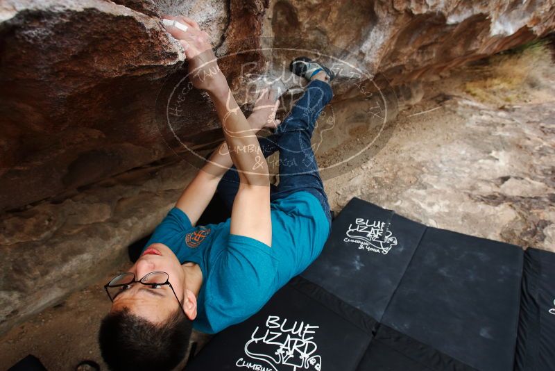 Bouldering in Hueco Tanks on 03/08/2019 with Blue Lizard Climbing and Yoga

Filename: SRM_20190308_1301340.jpg
Aperture: f/5.6
Shutter Speed: 1/250
Body: Canon EOS-1D Mark II
Lens: Canon EF 16-35mm f/2.8 L