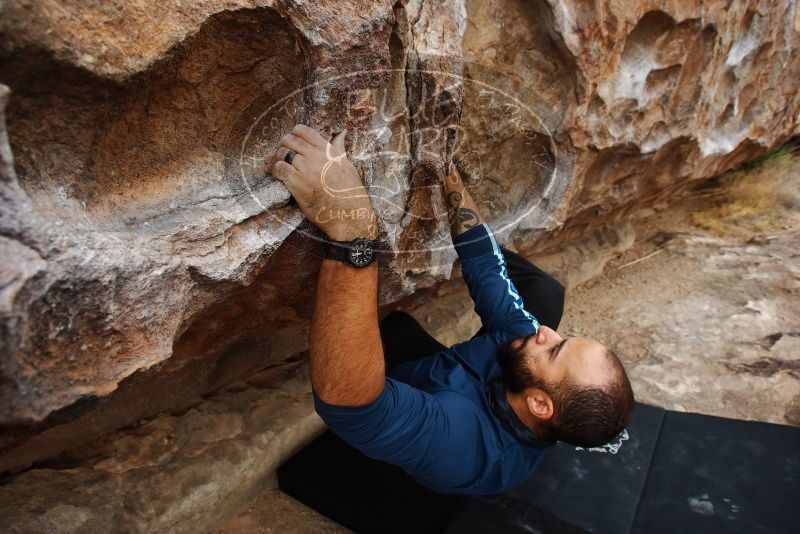 Bouldering in Hueco Tanks on 03/08/2019 with Blue Lizard Climbing and Yoga

Filename: SRM_20190308_1306501.jpg
Aperture: f/5.6
Shutter Speed: 1/320
Body: Canon EOS-1D Mark II
Lens: Canon EF 16-35mm f/2.8 L