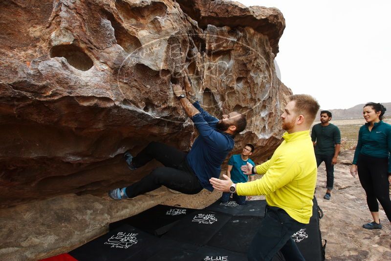 Bouldering in Hueco Tanks on 03/08/2019 with Blue Lizard Climbing and Yoga

Filename: SRM_20190308_1307160.jpg
Aperture: f/5.6
Shutter Speed: 1/320
Body: Canon EOS-1D Mark II
Lens: Canon EF 16-35mm f/2.8 L