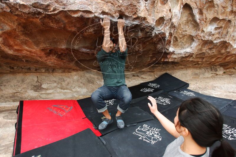 Bouldering in Hueco Tanks on 03/08/2019 with Blue Lizard Climbing and Yoga

Filename: SRM_20190308_1310460.jpg
Aperture: f/5.0
Shutter Speed: 1/250
Body: Canon EOS-1D Mark II
Lens: Canon EF 16-35mm f/2.8 L