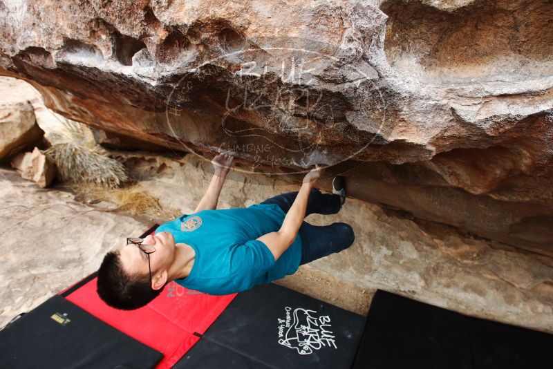 Bouldering in Hueco Tanks on 03/08/2019 with Blue Lizard Climbing and Yoga

Filename: SRM_20190308_1317470.jpg
Aperture: f/5.6
Shutter Speed: 1/250
Body: Canon EOS-1D Mark II
Lens: Canon EF 16-35mm f/2.8 L