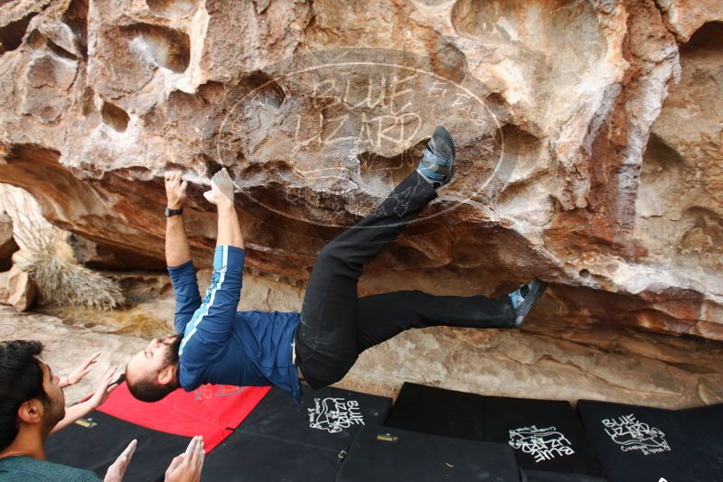 Bouldering in Hueco Tanks on 03/08/2019 with Blue Lizard Climbing and Yoga

Filename: SRM_20190308_1321250.jpg
Aperture: f/5.6
Shutter Speed: 1/200
Body: Canon EOS-1D Mark II
Lens: Canon EF 16-35mm f/2.8 L