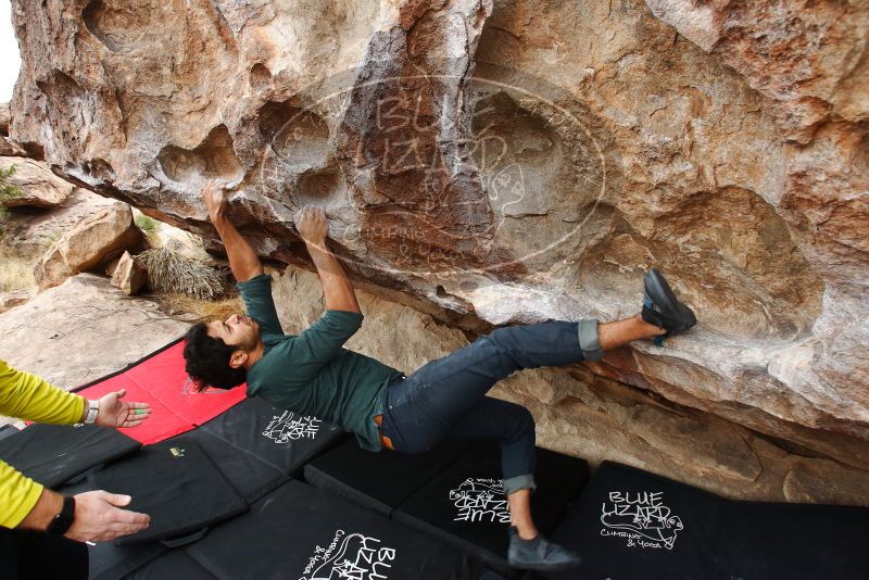 Bouldering in Hueco Tanks on 03/08/2019 with Blue Lizard Climbing and Yoga

Filename: SRM_20190308_1324240.jpg
Aperture: f/5.6
Shutter Speed: 1/200
Body: Canon EOS-1D Mark II
Lens: Canon EF 16-35mm f/2.8 L