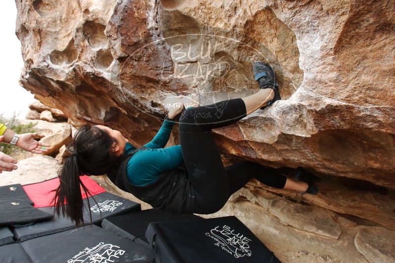 Bouldering in Hueco Tanks on 03/08/2019 with Blue Lizard Climbing and Yoga

Filename: SRM_20190308_1327020.jpg
Aperture: f/5.6
Shutter Speed: 1/200
Body: Canon EOS-1D Mark II
Lens: Canon EF 16-35mm f/2.8 L