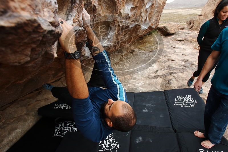 Bouldering in Hueco Tanks on 03/08/2019 with Blue Lizard Climbing and Yoga

Filename: SRM_20190308_1330160.jpg
Aperture: f/5.6
Shutter Speed: 1/400
Body: Canon EOS-1D Mark II
Lens: Canon EF 16-35mm f/2.8 L