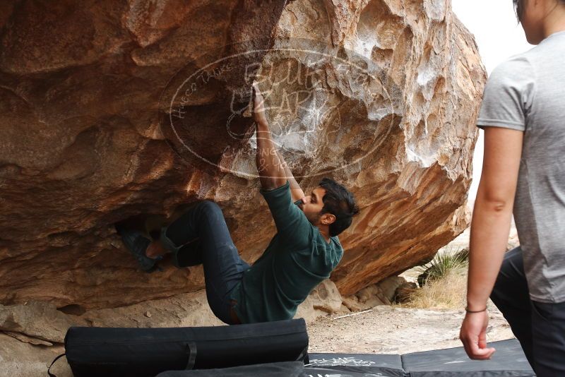 Bouldering in Hueco Tanks on 03/08/2019 with Blue Lizard Climbing and Yoga

Filename: SRM_20190308_1332530.jpg
Aperture: f/5.6
Shutter Speed: 1/250
Body: Canon EOS-1D Mark II
Lens: Canon EF 16-35mm f/2.8 L