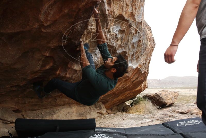 Bouldering in Hueco Tanks on 03/08/2019 with Blue Lizard Climbing and Yoga

Filename: SRM_20190308_1332590.jpg
Aperture: f/5.6
Shutter Speed: 1/400
Body: Canon EOS-1D Mark II
Lens: Canon EF 16-35mm f/2.8 L