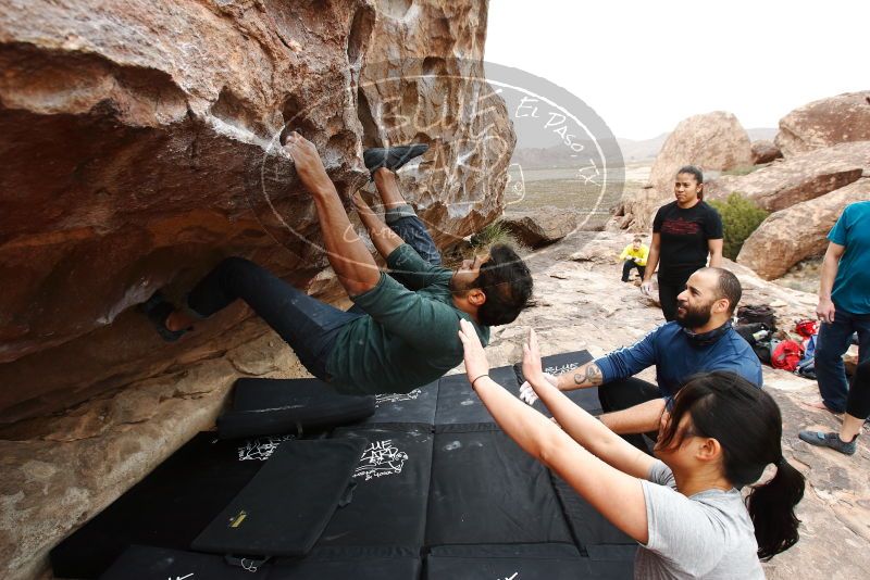 Bouldering in Hueco Tanks on 03/08/2019 with Blue Lizard Climbing and Yoga

Filename: SRM_20190308_1333210.jpg
Aperture: f/5.6
Shutter Speed: 1/400
Body: Canon EOS-1D Mark II
Lens: Canon EF 16-35mm f/2.8 L