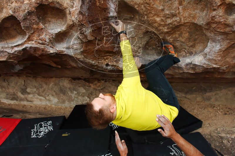 Bouldering in Hueco Tanks on 03/08/2019 with Blue Lizard Climbing and Yoga

Filename: SRM_20190308_1342340.jpg
Aperture: f/5.6
Shutter Speed: 1/400
Body: Canon EOS-1D Mark II
Lens: Canon EF 16-35mm f/2.8 L