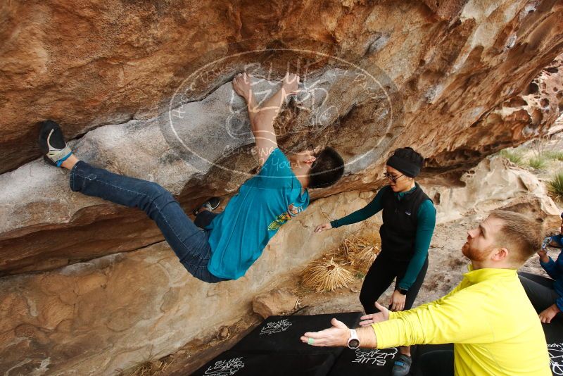 Bouldering in Hueco Tanks on 03/08/2019 with Blue Lizard Climbing and Yoga

Filename: SRM_20190308_1425570.jpg
Aperture: f/4.5
Shutter Speed: 1/400
Body: Canon EOS-1D Mark II
Lens: Canon EF 16-35mm f/2.8 L