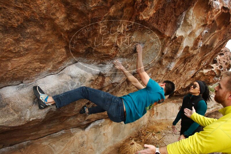 Bouldering in Hueco Tanks on 03/08/2019 with Blue Lizard Climbing and Yoga

Filename: SRM_20190308_1426450.jpg
Aperture: f/5.6
Shutter Speed: 1/250
Body: Canon EOS-1D Mark II
Lens: Canon EF 16-35mm f/2.8 L