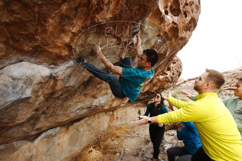 Bouldering in Hueco Tanks on 03/08/2019 with Blue Lizard Climbing and Yoga

Filename: SRM_20190308_1426500.jpg
Aperture: f/5.6
Shutter Speed: 1/320
Body: Canon EOS-1D Mark II
Lens: Canon EF 16-35mm f/2.8 L