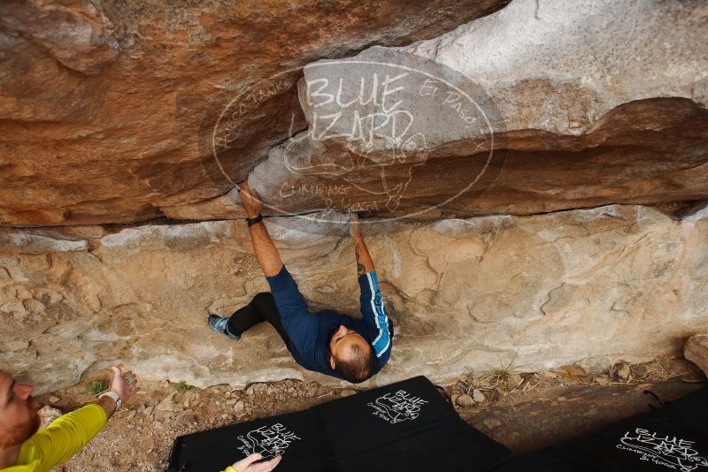 Bouldering in Hueco Tanks on 03/08/2019 with Blue Lizard Climbing and Yoga

Filename: SRM_20190308_1428140.jpg
Aperture: f/5.6
Shutter Speed: 1/250
Body: Canon EOS-1D Mark II
Lens: Canon EF 16-35mm f/2.8 L