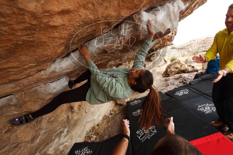 Bouldering in Hueco Tanks on 03/08/2019 with Blue Lizard Climbing and Yoga

Filename: SRM_20190308_1433250.jpg
Aperture: f/5.6
Shutter Speed: 1/250
Body: Canon EOS-1D Mark II
Lens: Canon EF 16-35mm f/2.8 L