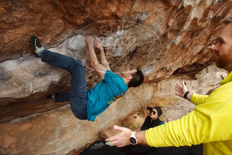 Bouldering in Hueco Tanks on 03/08/2019 with Blue Lizard Climbing and Yoga

Filename: SRM_20190308_1435560.jpg
Aperture: f/5.6
Shutter Speed: 1/320
Body: Canon EOS-1D Mark II
Lens: Canon EF 16-35mm f/2.8 L