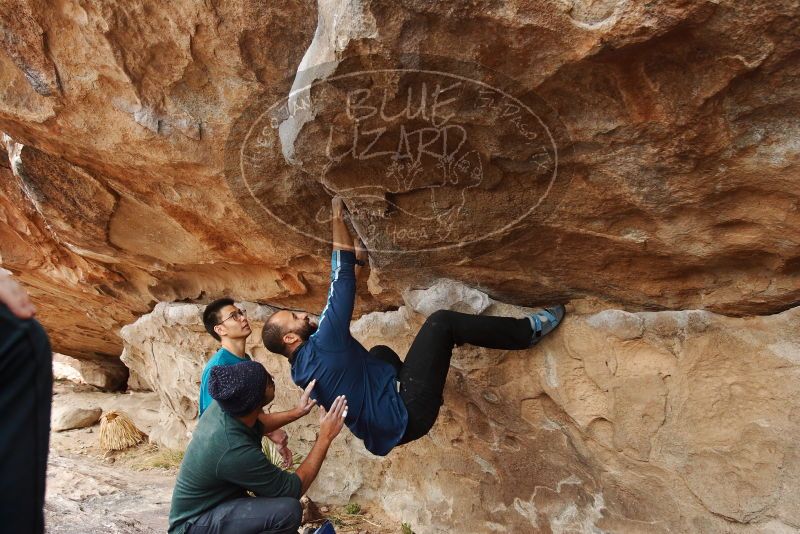 Bouldering in Hueco Tanks on 03/08/2019 with Blue Lizard Climbing and Yoga

Filename: SRM_20190308_1457580.jpg
Aperture: f/5.0
Shutter Speed: 1/200
Body: Canon EOS-1D Mark II
Lens: Canon EF 16-35mm f/2.8 L