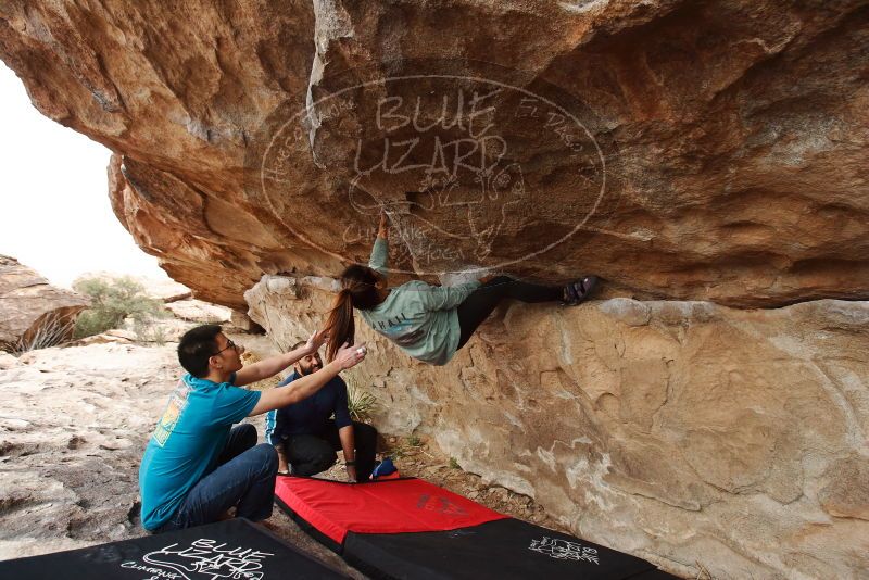 Bouldering in Hueco Tanks on 03/08/2019 with Blue Lizard Climbing and Yoga

Filename: SRM_20190308_1459110.jpg
Aperture: f/5.0
Shutter Speed: 1/250
Body: Canon EOS-1D Mark II
Lens: Canon EF 16-35mm f/2.8 L