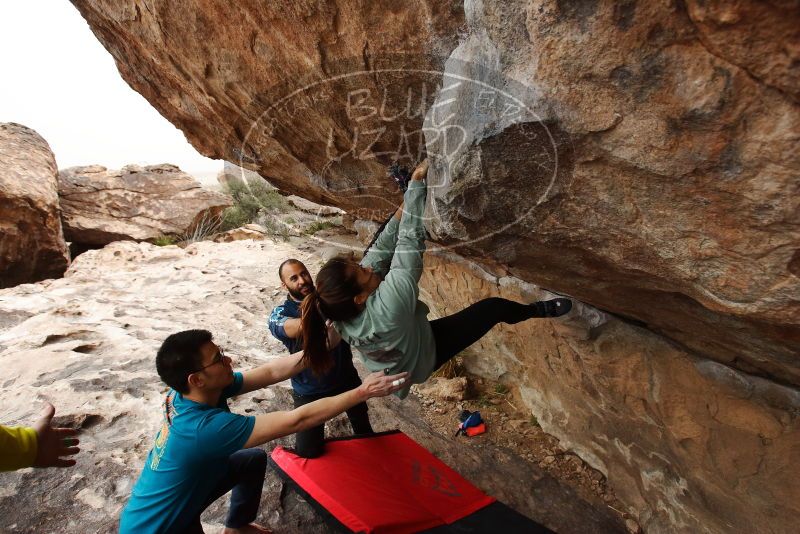 Bouldering in Hueco Tanks on 03/08/2019 with Blue Lizard Climbing and Yoga

Filename: SRM_20190308_1459430.jpg
Aperture: f/5.0
Shutter Speed: 1/320
Body: Canon EOS-1D Mark II
Lens: Canon EF 16-35mm f/2.8 L