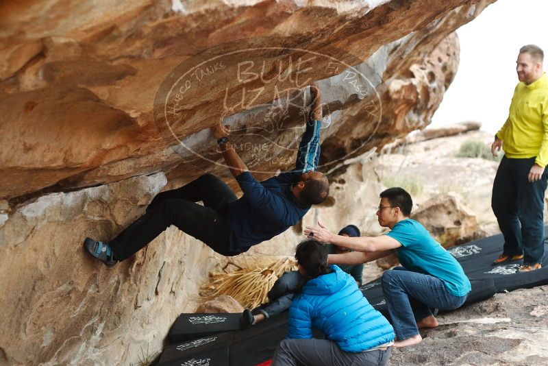 Bouldering in Hueco Tanks on 03/08/2019 with Blue Lizard Climbing and Yoga

Filename: SRM_20190308_1505440.jpg
Aperture: f/2.8
Shutter Speed: 1/400
Body: Canon EOS-1D Mark II
Lens: Canon EF 50mm f/1.8 II