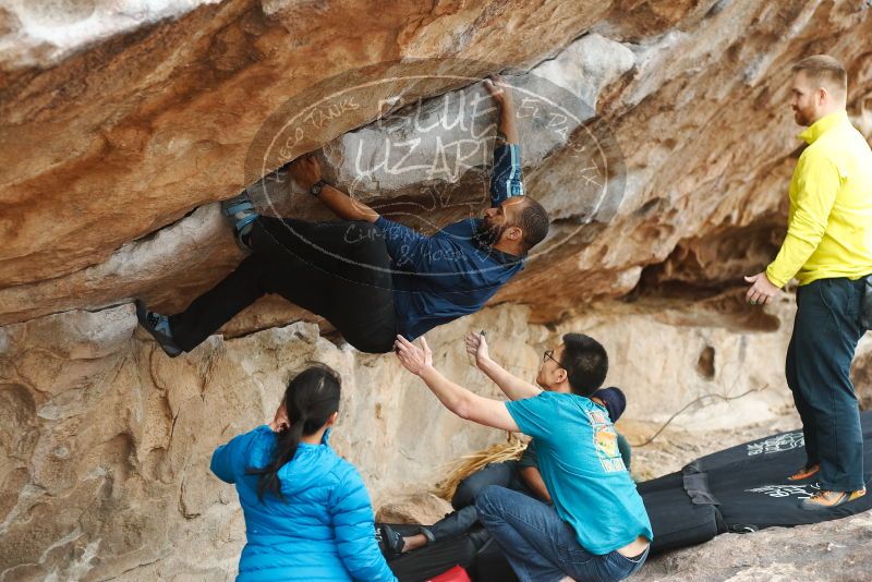 Bouldering in Hueco Tanks on 03/08/2019 with Blue Lizard Climbing and Yoga

Filename: SRM_20190308_1505530.jpg
Aperture: f/2.8
Shutter Speed: 1/320
Body: Canon EOS-1D Mark II
Lens: Canon EF 50mm f/1.8 II