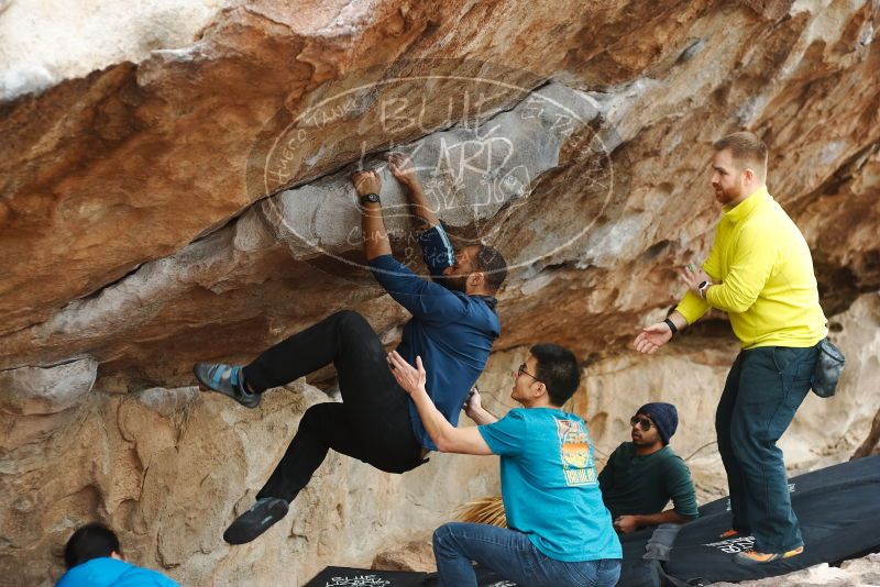 Bouldering in Hueco Tanks on 03/08/2019 with Blue Lizard Climbing and Yoga

Filename: SRM_20190308_1510120.jpg
Aperture: f/2.8
Shutter Speed: 1/320
Body: Canon EOS-1D Mark II
Lens: Canon EF 50mm f/1.8 II