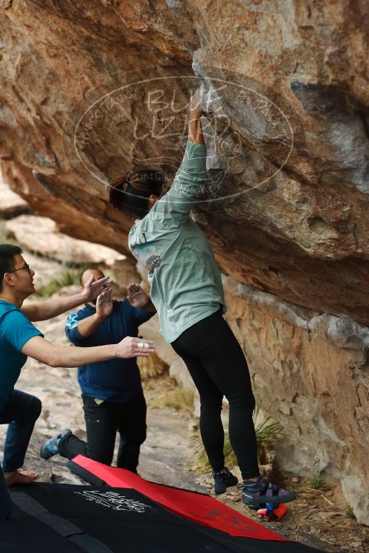 Bouldering in Hueco Tanks on 03/08/2019 with Blue Lizard Climbing and Yoga

Filename: SRM_20190308_1513270.jpg
Aperture: f/2.8
Shutter Speed: 1/400
Body: Canon EOS-1D Mark II
Lens: Canon EF 50mm f/1.8 II