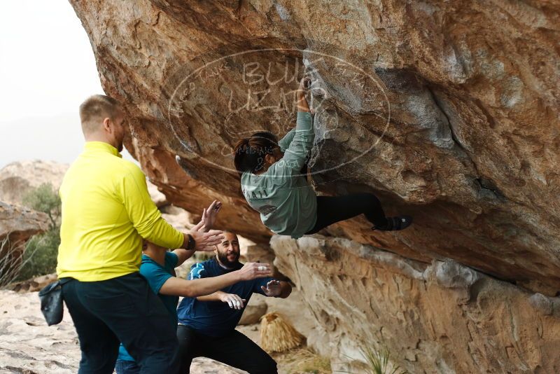 Bouldering in Hueco Tanks on 03/08/2019 with Blue Lizard Climbing and Yoga

Filename: SRM_20190308_1513330.jpg
Aperture: f/2.8
Shutter Speed: 1/400
Body: Canon EOS-1D Mark II
Lens: Canon EF 50mm f/1.8 II