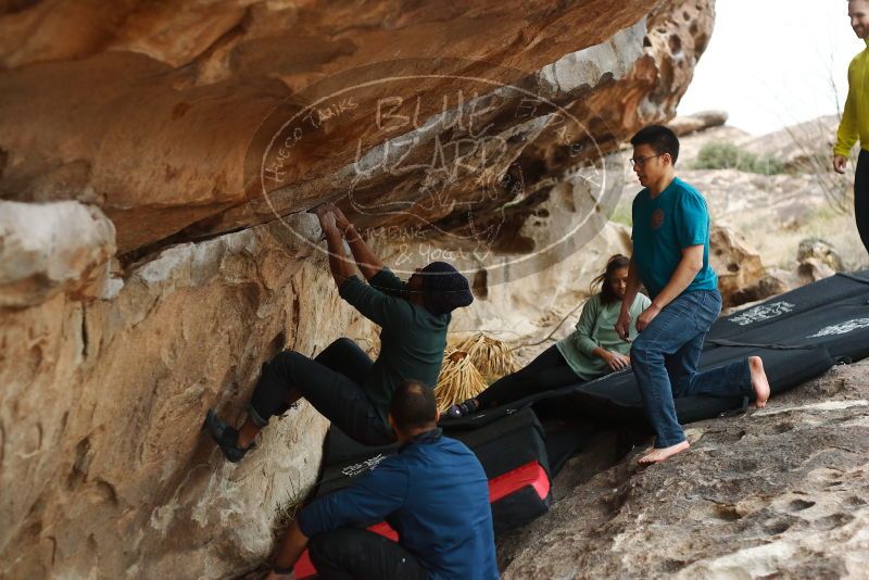 Bouldering in Hueco Tanks on 03/08/2019 with Blue Lizard Climbing and Yoga

Filename: SRM_20190308_1515490.jpg
Aperture: f/2.8
Shutter Speed: 1/400
Body: Canon EOS-1D Mark II
Lens: Canon EF 50mm f/1.8 II