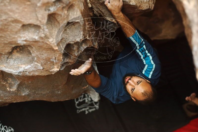 Bouldering in Hueco Tanks on 03/08/2019 with Blue Lizard Climbing and Yoga

Filename: SRM_20190308_1634540.jpg
Aperture: f/2.5
Shutter Speed: 1/160
Body: Canon EOS-1D Mark II
Lens: Canon EF 50mm f/1.8 II