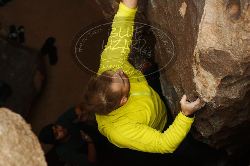 Bouldering in Hueco Tanks on 03/08/2019 with Blue Lizard Climbing and Yoga

Filename: SRM_20190308_1639220.jpg
Aperture: f/2.8
Shutter Speed: 1/500
Body: Canon EOS-1D Mark II
Lens: Canon EF 50mm f/1.8 II